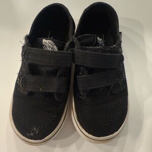 {VANS} Atwood Velcro Black Old Skool Canvas Sneaker